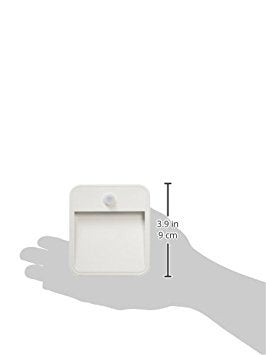 Beams MB720 20 Lumen Wireless Battery Powered Motion Sensing Nightlight, 3-Pack, White