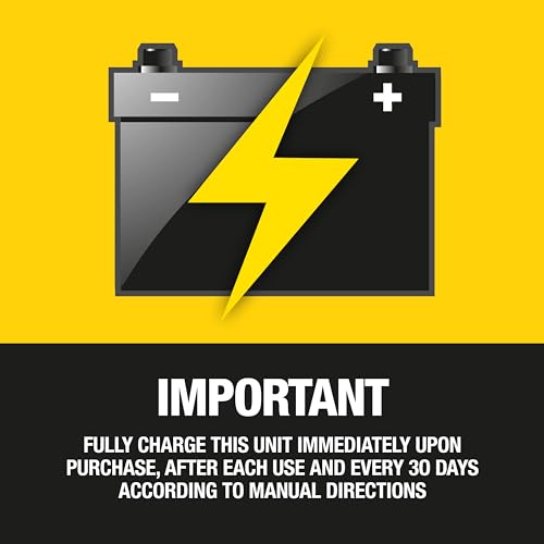 Stanley J5C09D 1200 Peak Amp Automotive Jump Starter, Portable Power – 2.1A/10W USB Port, 120 PSI Air Compressor