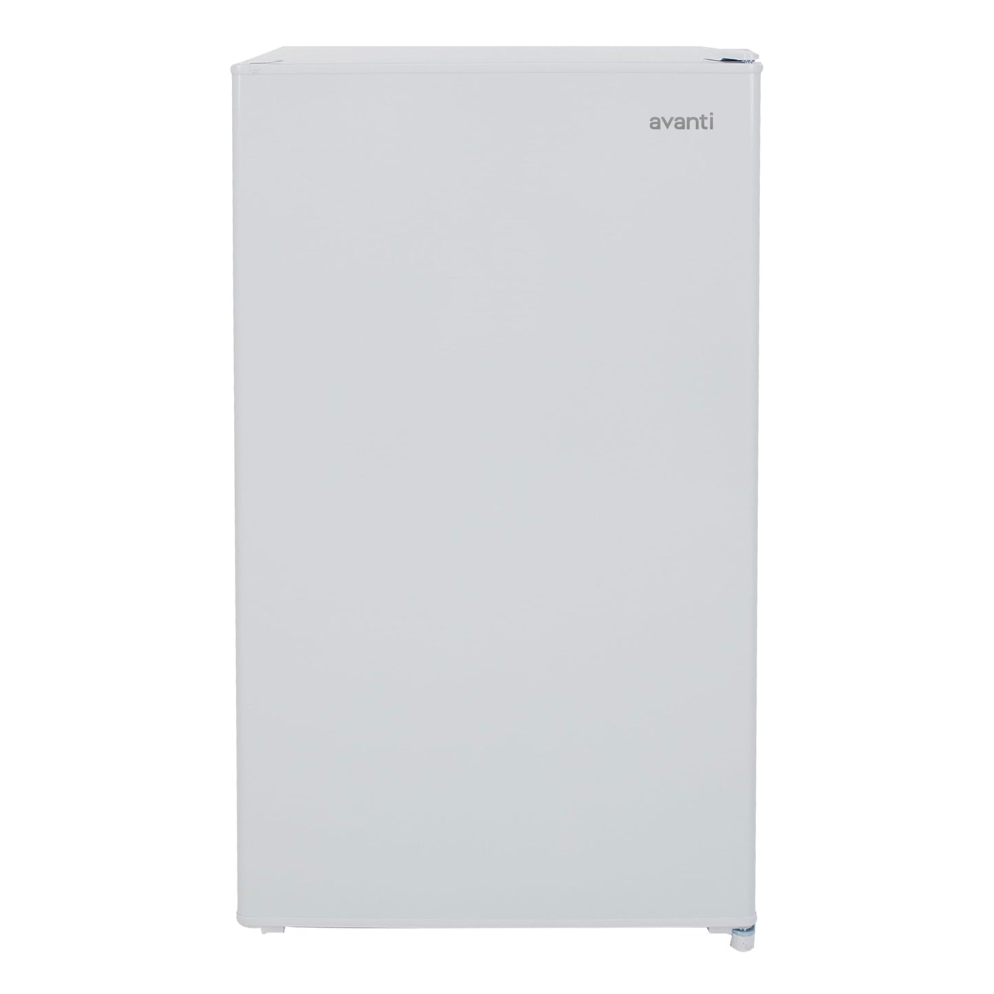 Avanti Mini Fridge Compact Refrigerator for Home Office or Dorm with Reversible Recessed Door, Adjustable Door Bins and Glass Shelves with Adjustable Temperature Control, 3.2-Cu.Ft., White