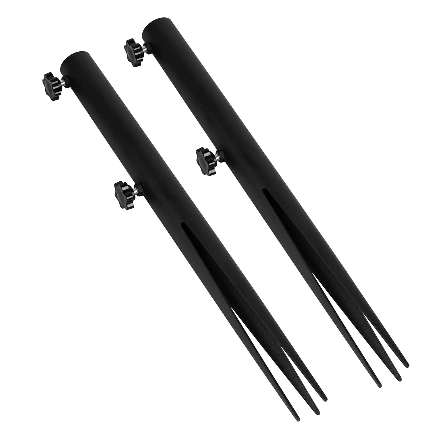 KSWLOR Flag Pole Ground Stake, Heavy Duty Flag Pole Holder, Outdoor Light Stakes for Torch Stand, Ground Outdoor Banner Stakes Fits Poles with 1 Inch, for Garden Lawn