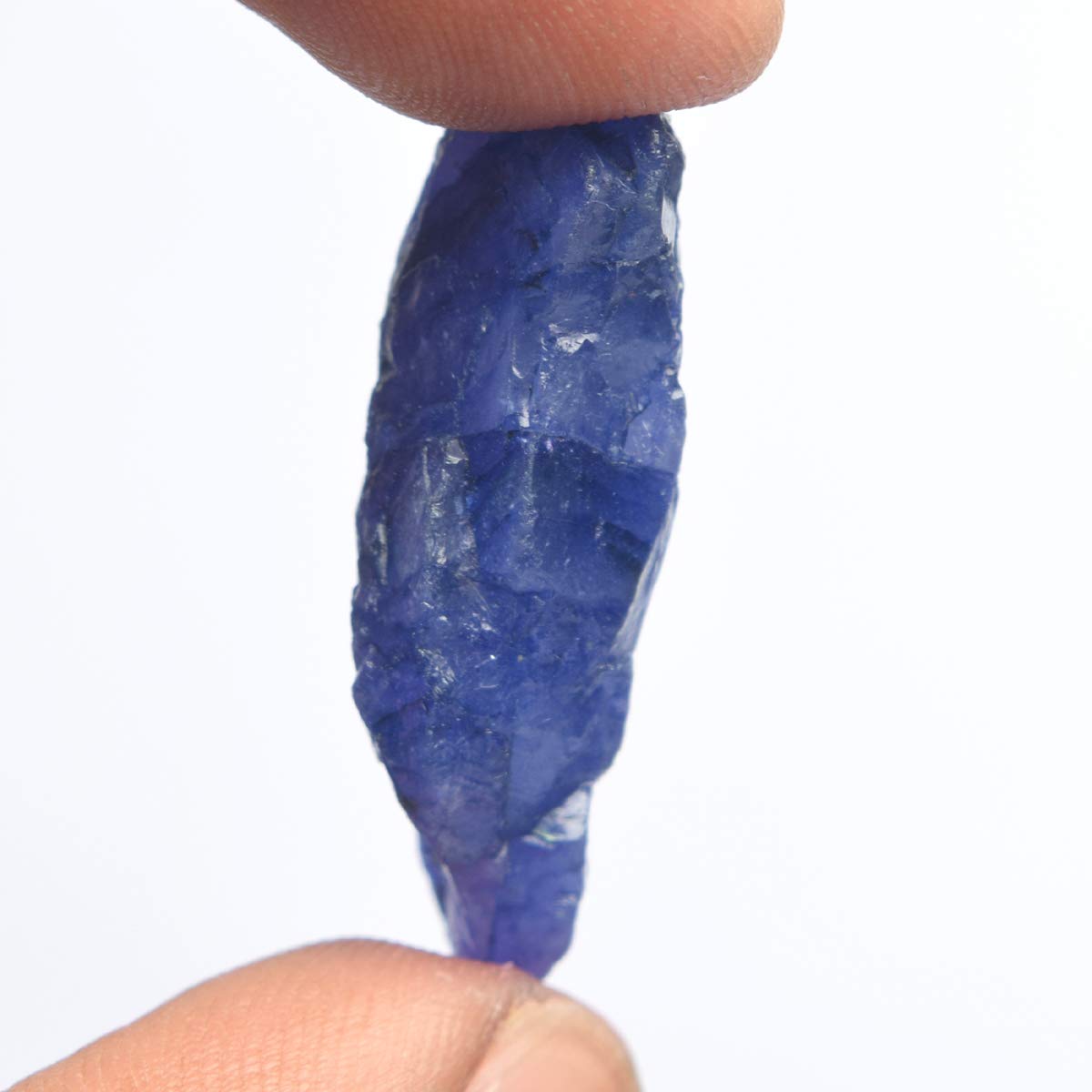 GEMHUB Energy Stone Healing Power Sapphire 10.00 Carat Rough Blue Sapphire Gemstone for Pendant, Bracelet