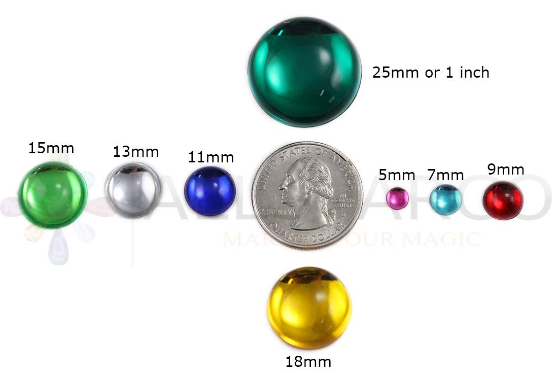 KraftGenius Allstarco 200PCS Flat Back Acrylic Round Pearl Cabochons Plastic Rhinestones Pearl Gems Embellishments for Jewelry, Crafts, Costumes, Card Invitations, Cosplay - 5mm Red Coral .C001