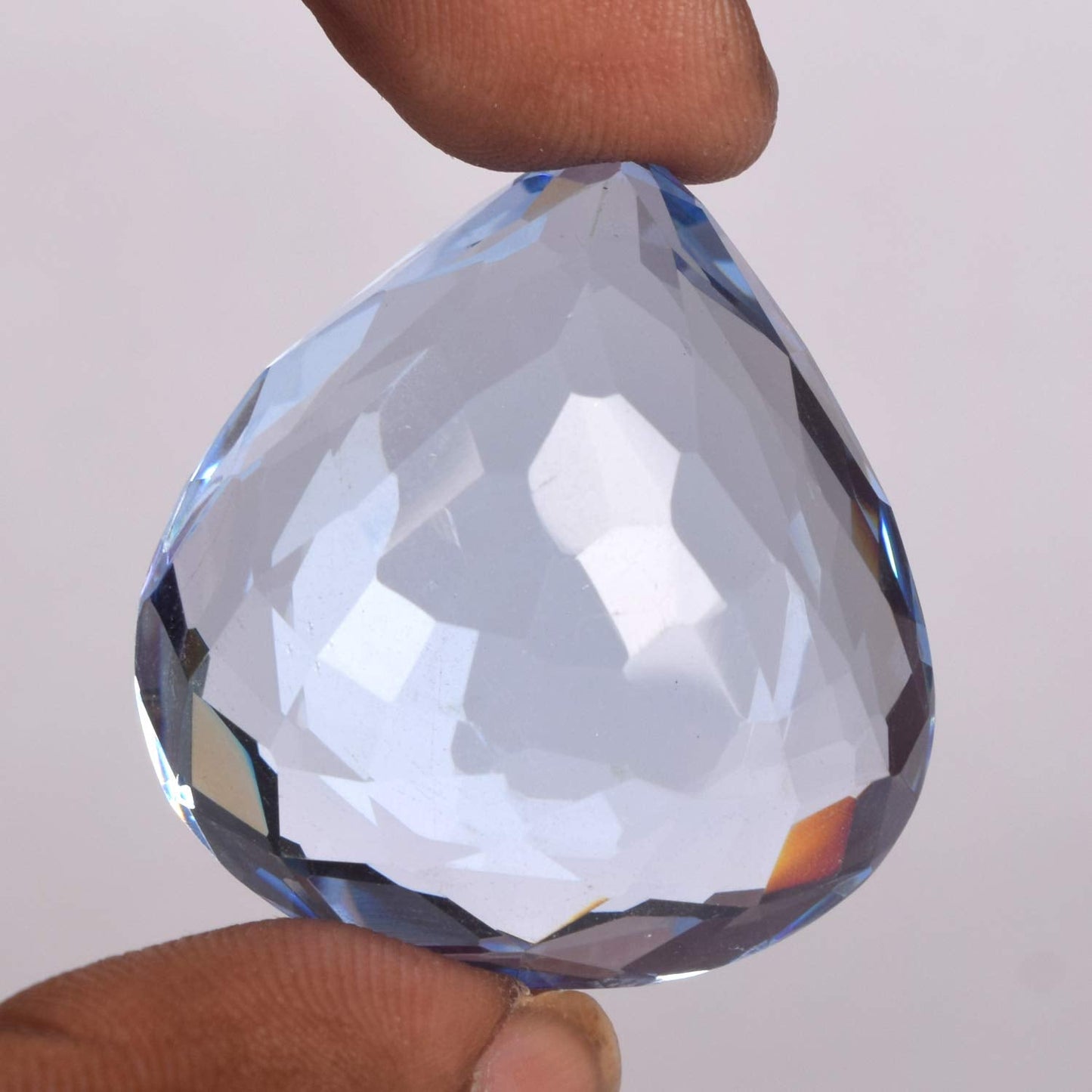 GEMHUB Blue Topaz 77.85 Ct Loose Gemstone Beads