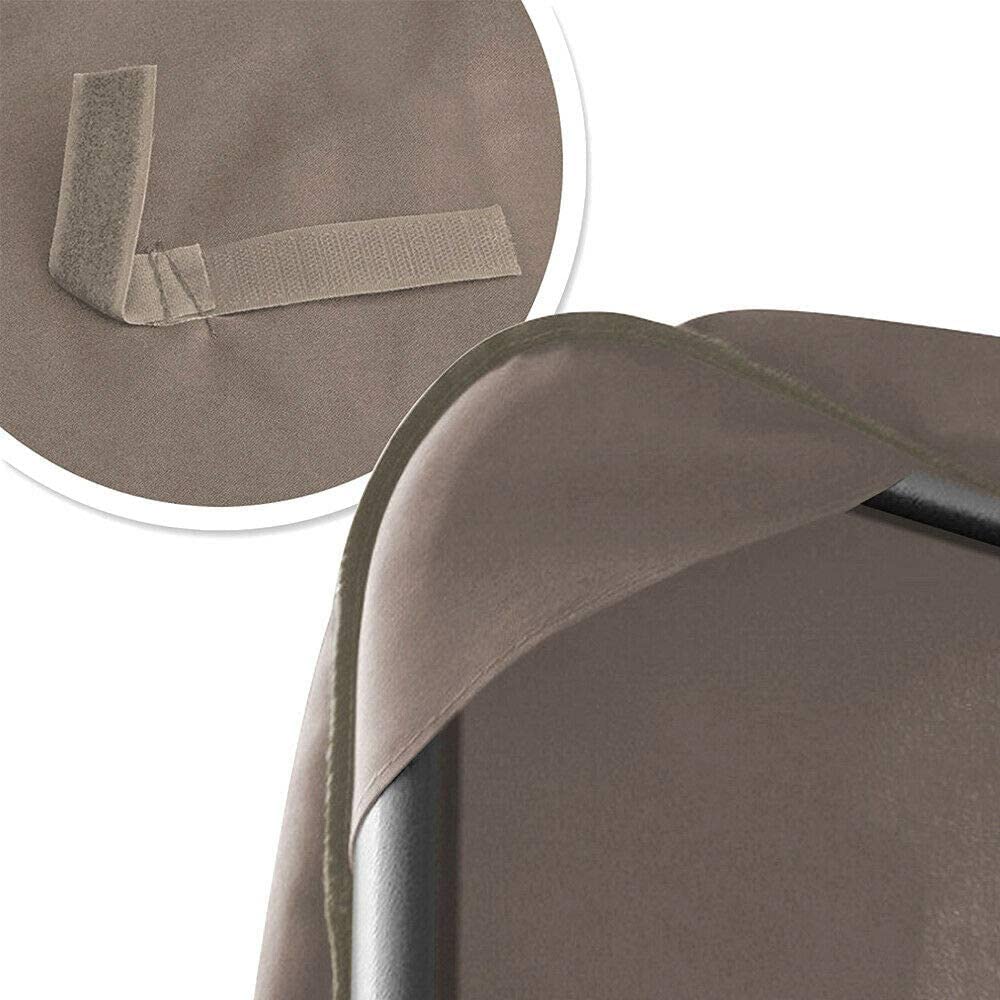 Timoau Porch Swing Canopy, Replacement Waterproof Swing Top Cover, Outdoor 3 Seater Garden Swing Seat Canopy Cover, Sun Shade Patio Canopy Awning 65"Γ44"