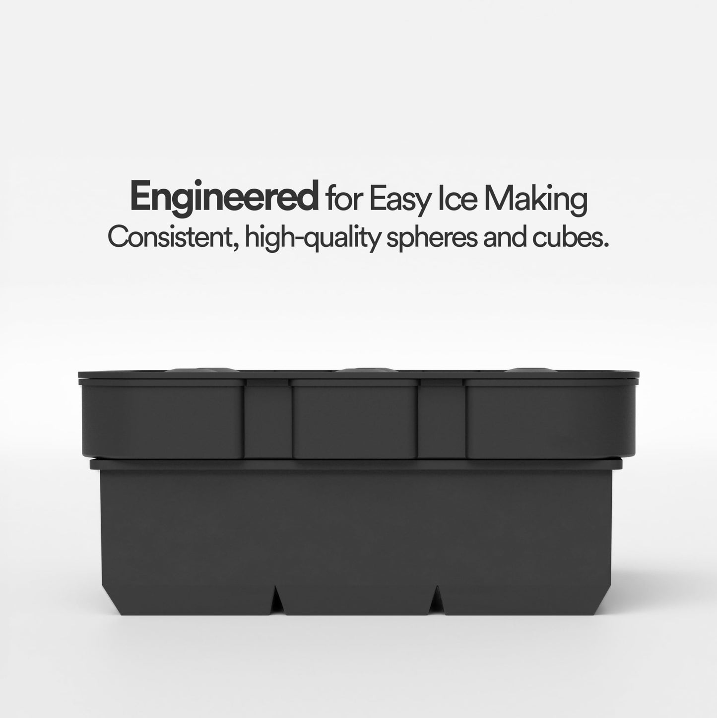 Silicone Ice Cube Trays ā Large Silicone Molds for 2-Inch Ice Cubes and Spheres Whiskey Ice Cube Trays with Lids for Cocktails & Bourbon ā Set of 2