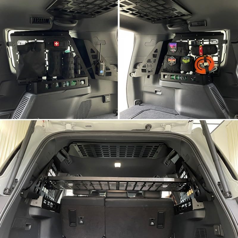 ITrims Storage Molle Panel for Toyota Prado Land Cruiser LC250 2024 2025 / Lexus GX550 Accessories Interior Trunk Organizer Cargo Rack Basket Shelf Luggage Storage Box Carrier Hanging Boards