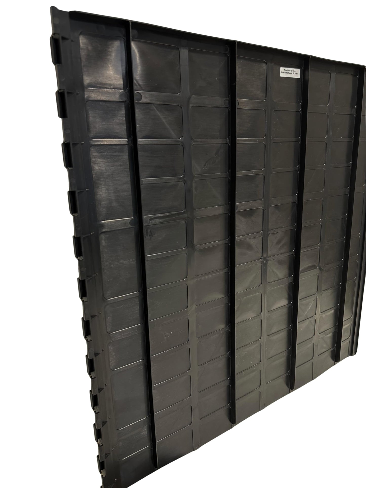 DeepRoot Tree Root Barrier, Tree Circle Weed Barrier, Root Shield for Sidewalks, Driveways, & Patios, 24” Depth, 24" Width, 10 Panels per Pack, 20 Linear Feet Total, Black