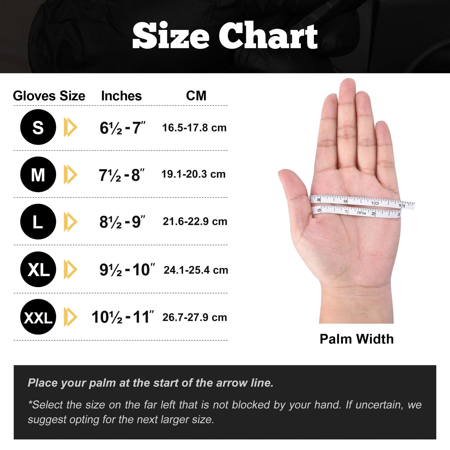 TitanFlex Heavy Duty Black Nitrile Gloves, 6-mil, Fully Textured, Large 100-ct Box, Mechanic Disposable Gloves, Work Gloves, Latex Free, Powder Free, Rubber Gloves for Food Prep