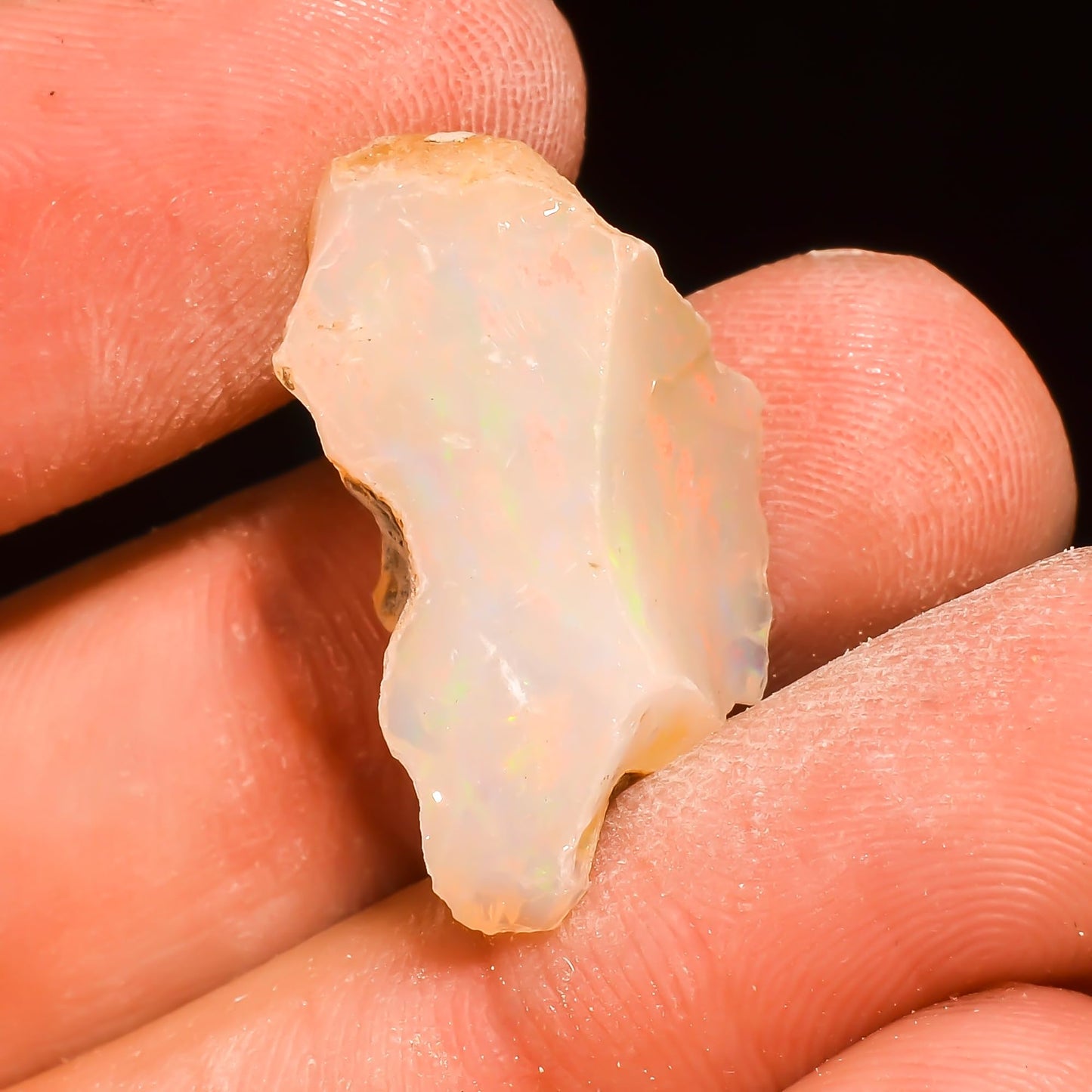 12.5+ Carat, YASHEE Natural Raw Ethiopian Opal Gemstone, Real Rough Crystals, Chakra Healing, Wholesale Lot, Wire Wrapping, Rock Stone, Birthstone, Crafts & DIY, AA+ Quality For Jewelry Making