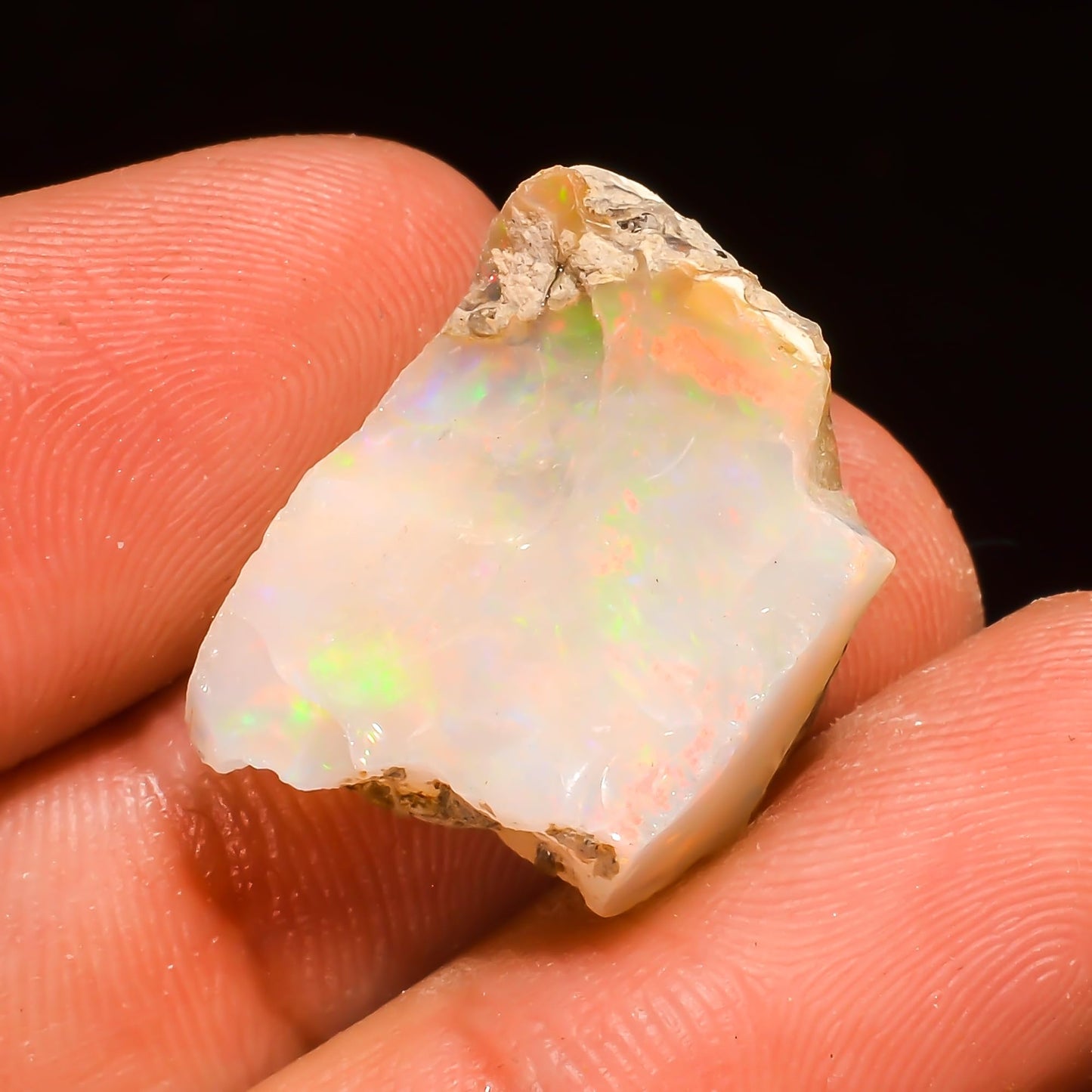 12.5+ Carat, YASHEE Natural Raw Ethiopian Opal Gemstone, Real Rough Crystals, Chakra Healing, Wholesale Lot, Wire Wrapping, Rock Stone, Birthstone, Crafts & DIY, AA+ Quality For Jewelry Making