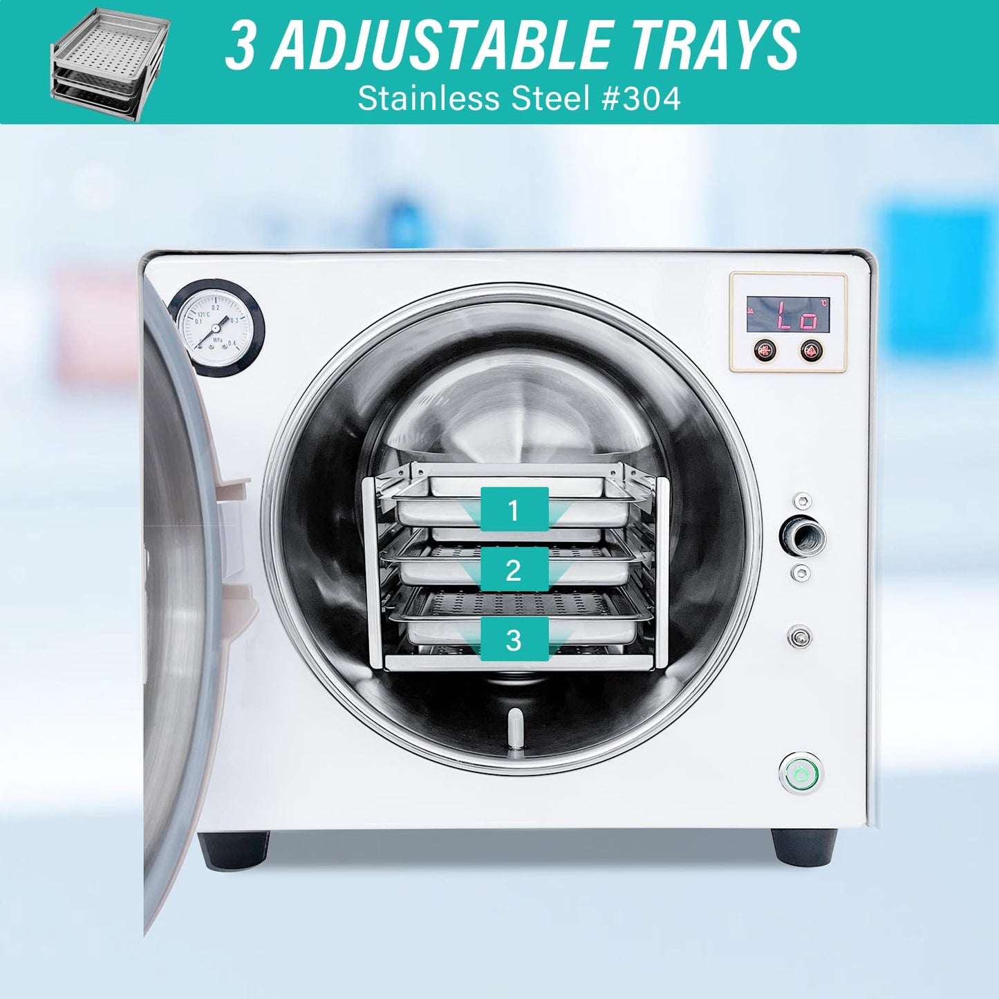 DACAT-RICHFU TR250NM 18L Automatic Autoclave