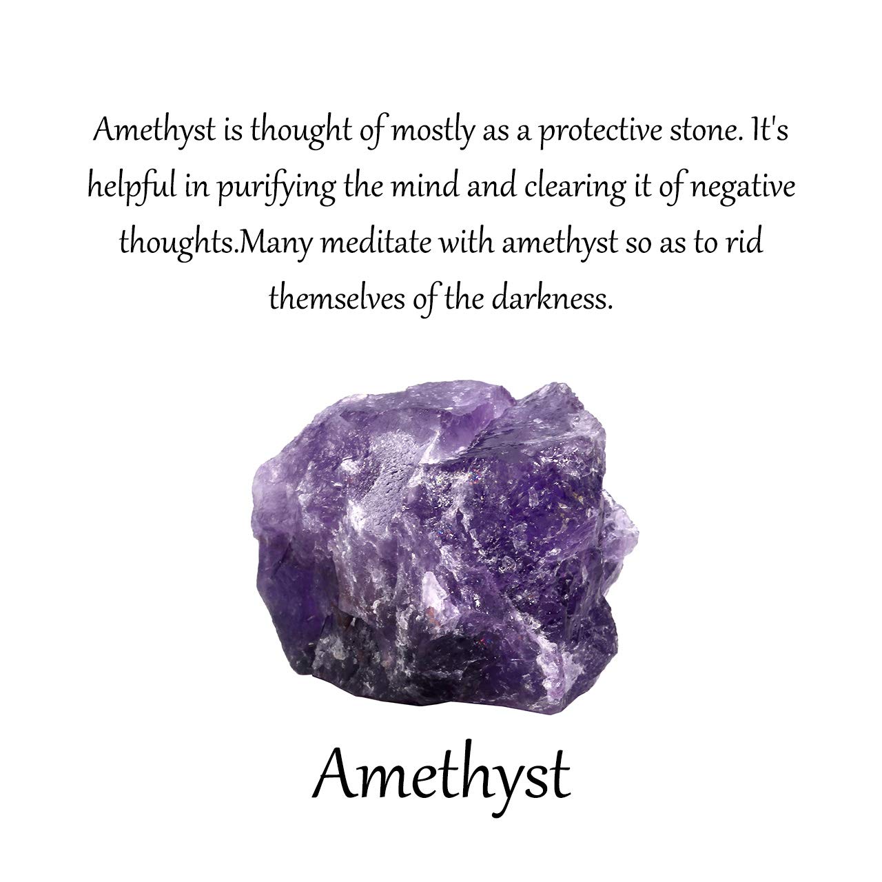 Jovivi Amethyst Crystals Bulk Rough Purple Healing Stones 1" Large Natural Raw Rocks for Tumbling, Cabbing, Decoration, Wire Wrapping, Wicca & Reiki - 0.5 lb