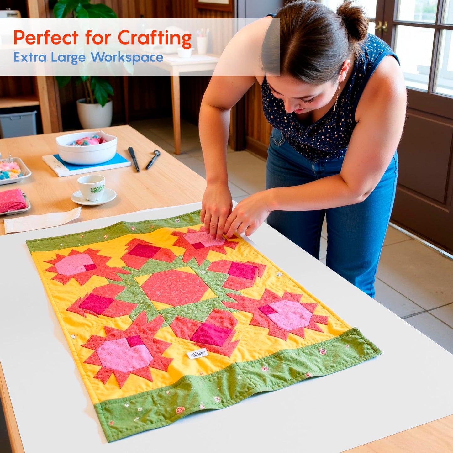 MonsterMat Extra Large Flexible Kitchen Mat โ 23.4" x 35.6" x 0.08" โ Ultra Thin Chopping Board, durable, Non-Slip, and Versatile Kitchen Extra Large Cutting Board and Craft Cutting Mat (1)