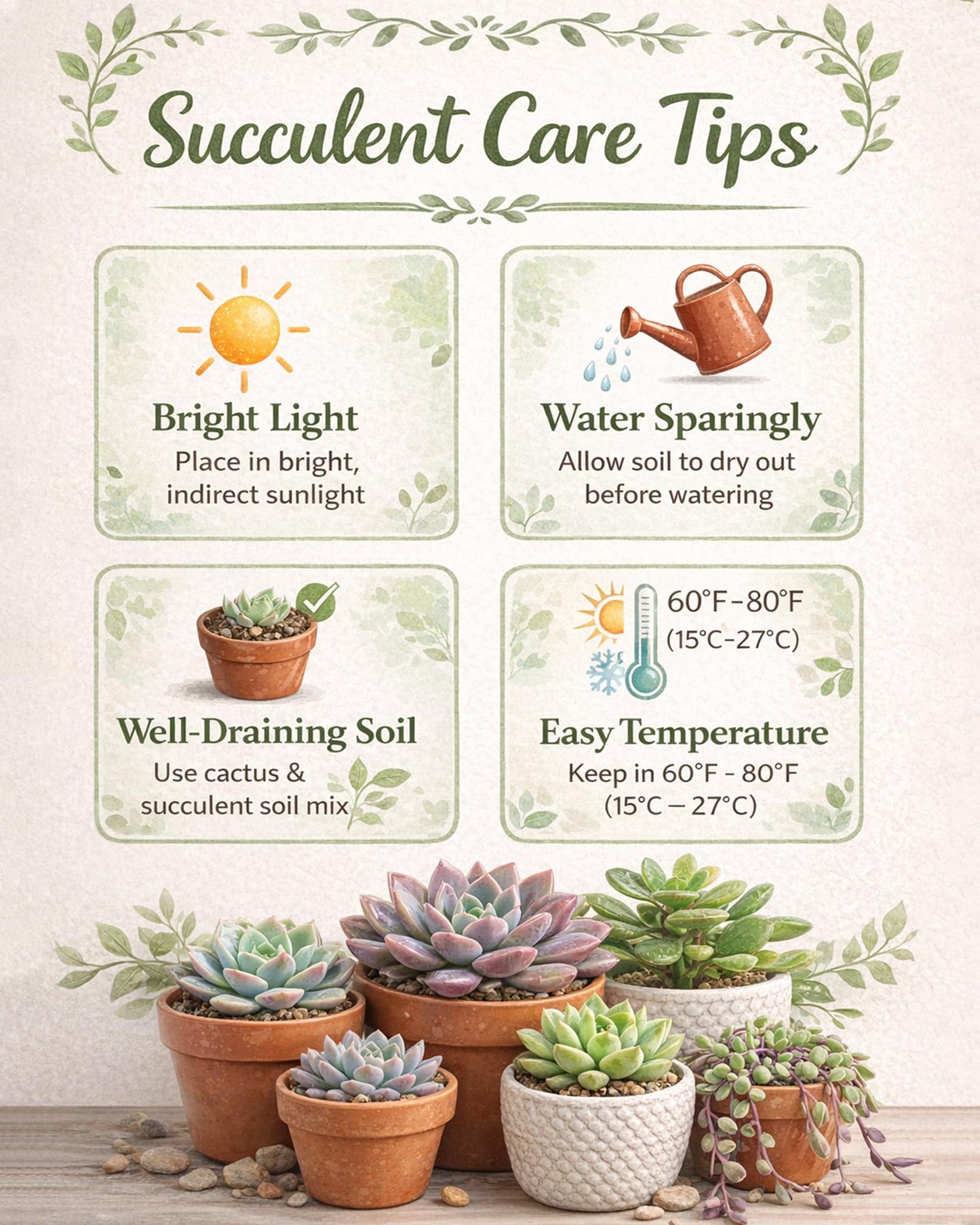 Live Succulents 'Turtle Vine' (4-inch), Succulent Plants Fully Rooted in Pots with Soil, Easy-Care House Plant for DIY, Home Office Decor, Wedding Party Favor
