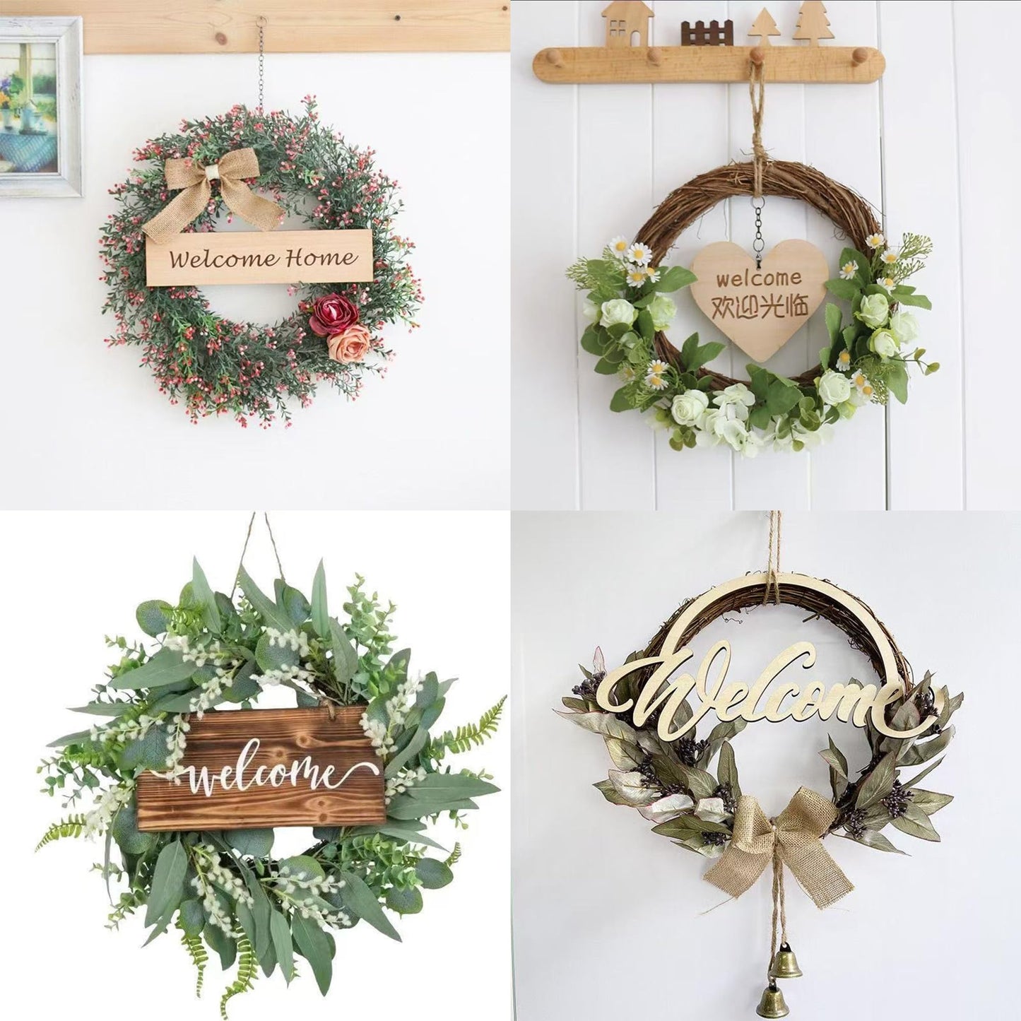 ZCLGOOD 12Pcs 4Inch Natural Grapevine Wreaths, Vine Branch Wreath Rattan Circle for DIY Christmas Holiday Craft Wedding Home Decoration Wall Hanging Supplies