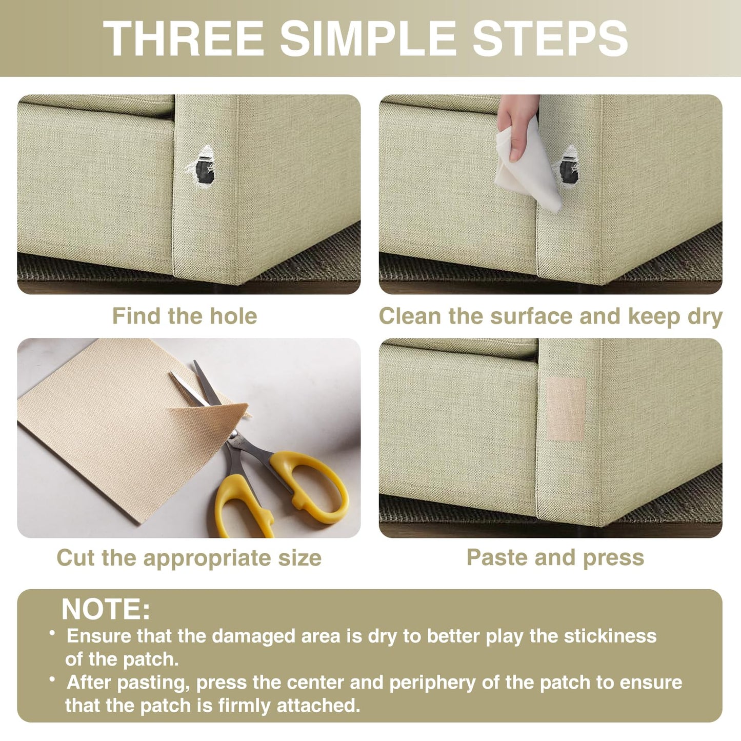 Gheeidau Canvas Repair Tape 4×70 Inch Waterproof Self-Adhesive Fabric Repair Patch for Repairing Boat Covers,Tents,Patio Umbrellas,Car Seats,Luggage,Sofas.(Grey)