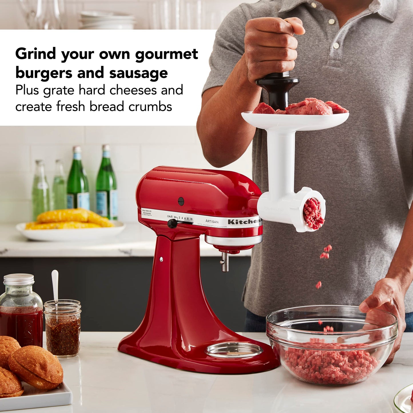 KitchenAid Stand Mixer Attachment, KSMFGA Food Grinder