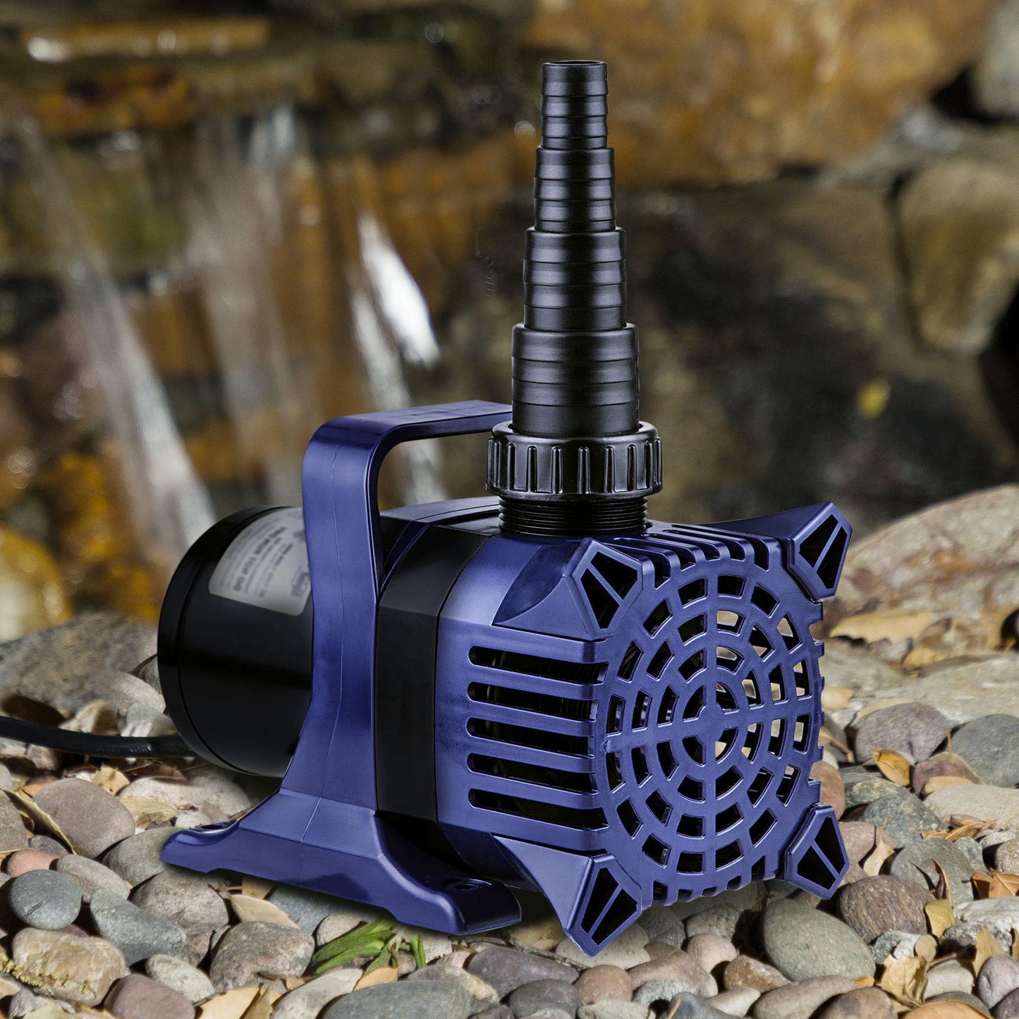 Alpine Corporation PAL3100 | 3100 GPH Submersible Water Pump with 33-ft Cord — Quiet 276W Motor, 21.5-ft Lift — Multi-Angle Flow for Ponds, Waterfalls & Fountains — Durable & Efficient