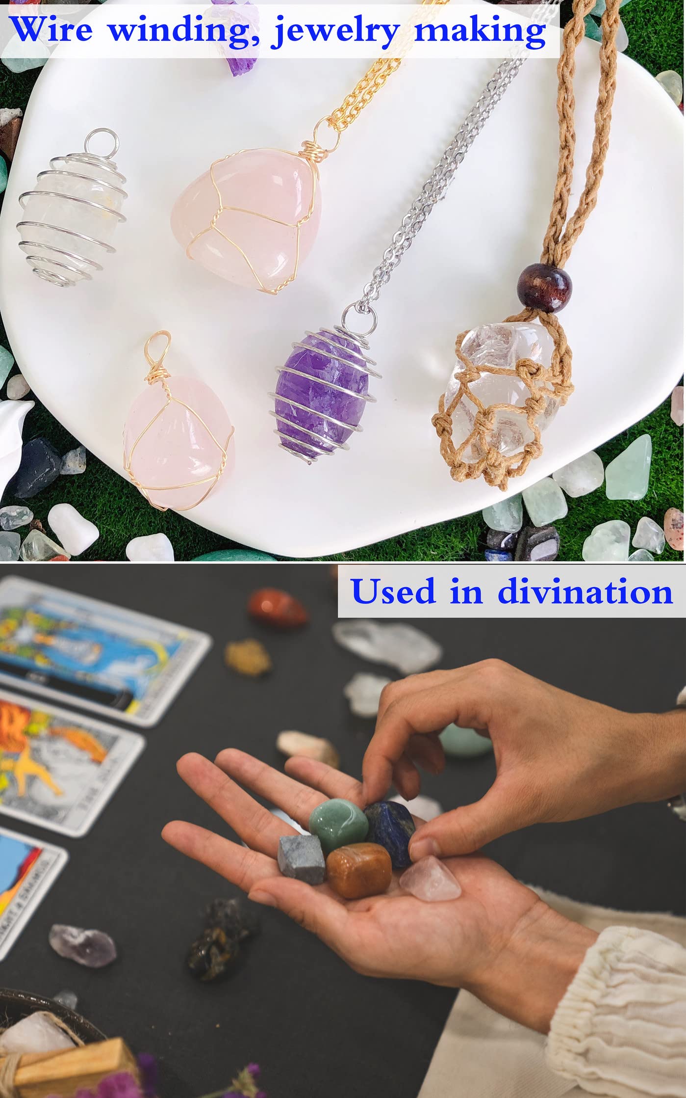 Amethyst Tumbled Polished Natural Healing Crystals Stones Bulk Rocks Stones Crystal for Energy Reiki Tumbling Cabbing Balancing Decoration Gemstones Crystal Healing Meditation Therapy Gift 100g