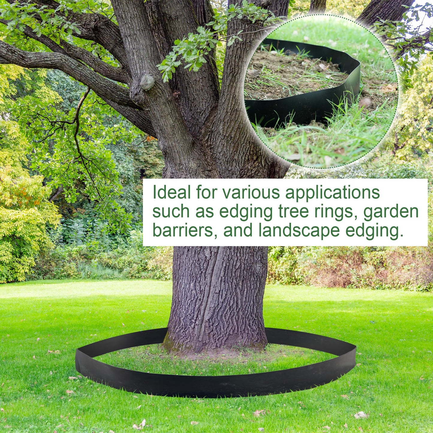 50ft Tree Root Barrier 30in Root Barrier Grass Weed Barrier Bamboo Barrier Garden Edging for Landscape Edging Blocks