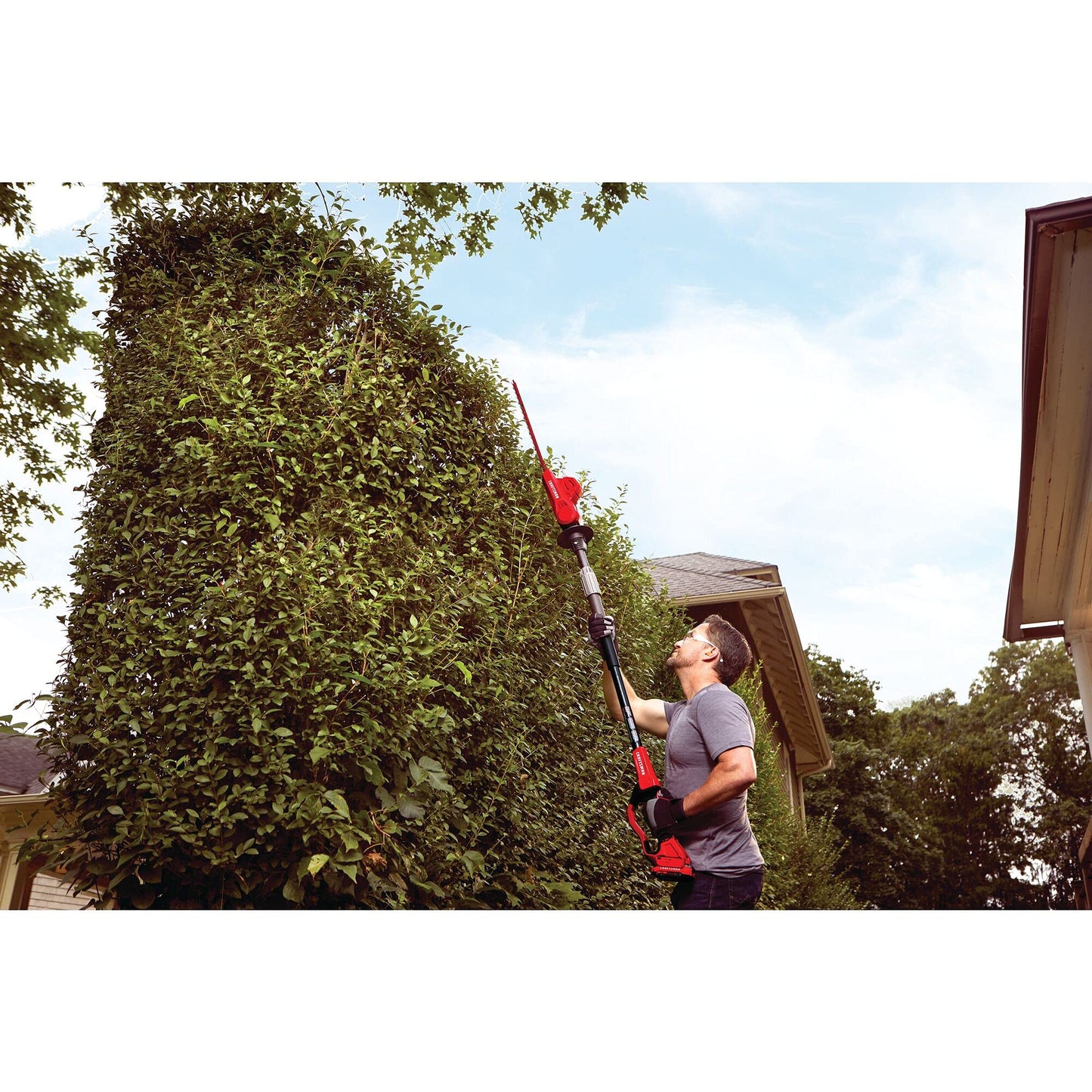 CRAFTSMAN CMCPHT818B V20* Cordless Pole Hedge Trimmer, 18-in. (Tool Only)