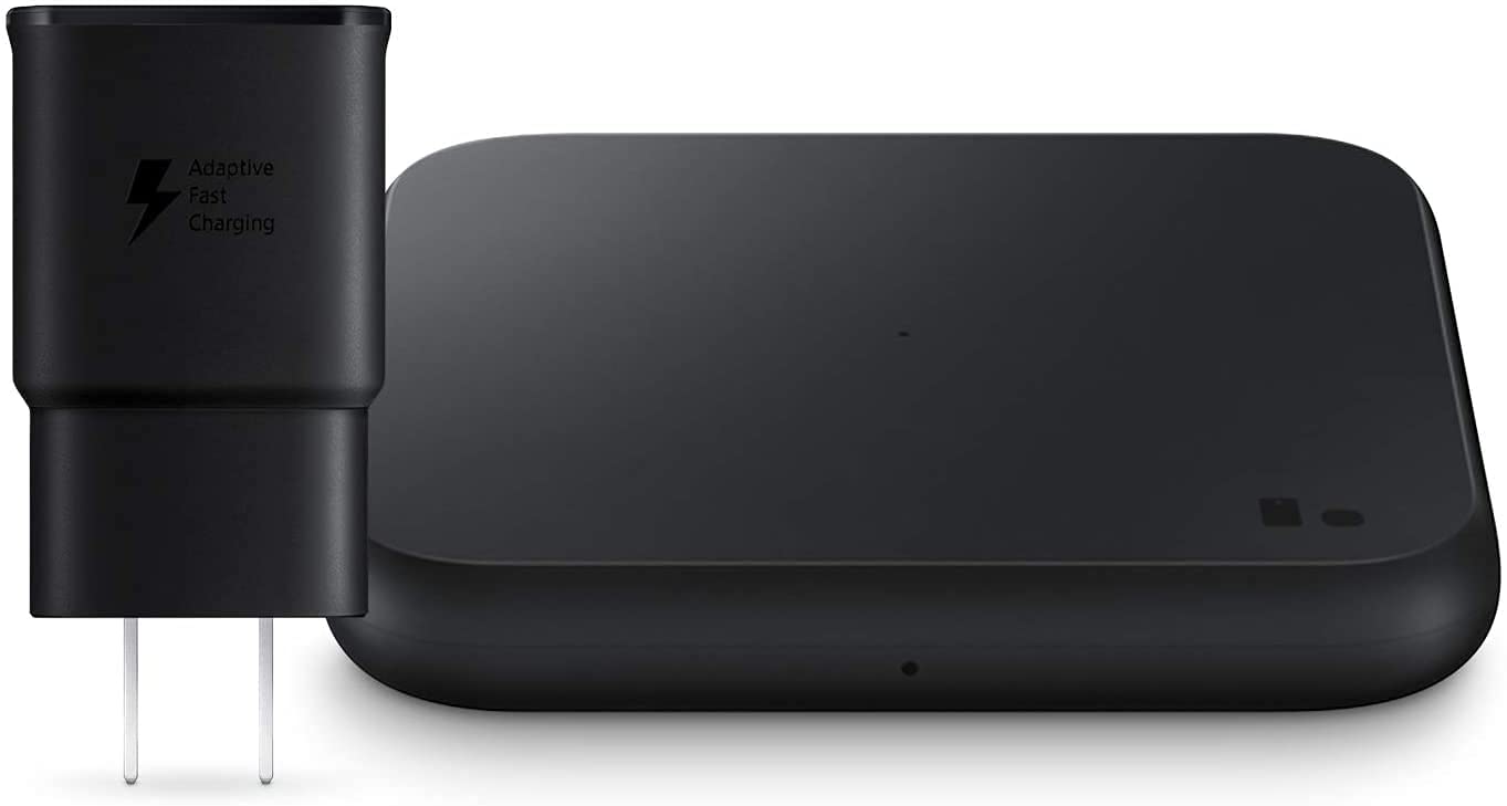 SAMSUNG Wireless Charger Fast Charge Pad (2021), Universally Compatible with Qi Enabled Phones (US Version), Black, 9W