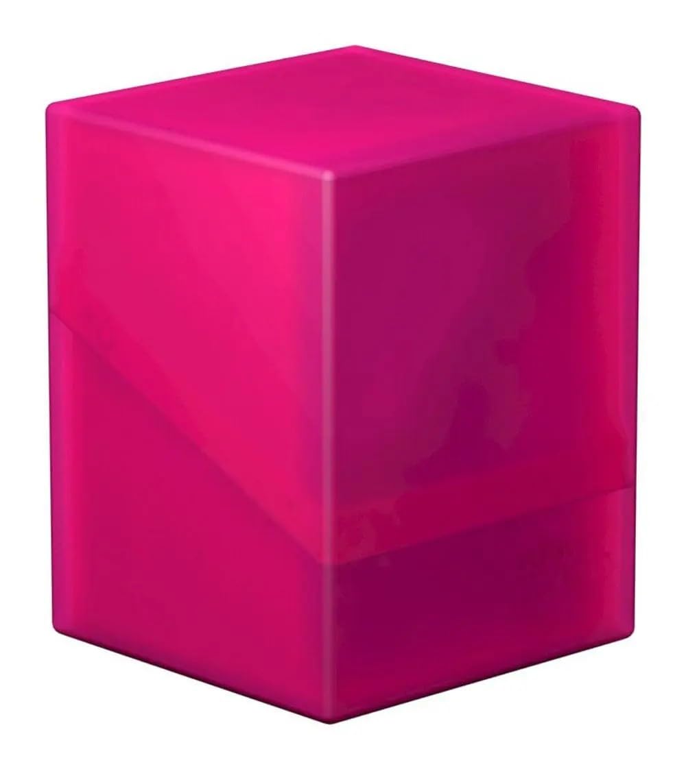Ultimate Guard Boulder 100+ Classic, Deck Case for 100 Double-Sleeved TCG Cards, Rhodonite, Secure & Durable Storage for Trading Card Games, Soft-Touch Finish