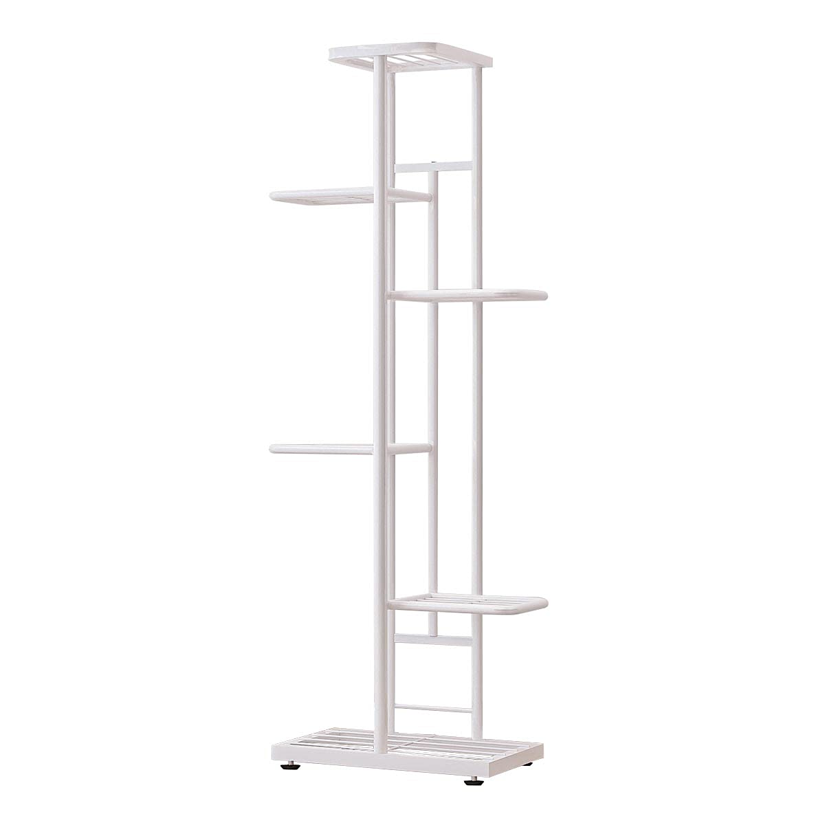 MTB Garden 6 Tier Metal Plant Stand for Indoor Outdoor Flower Pot Display Planter Shelf, White