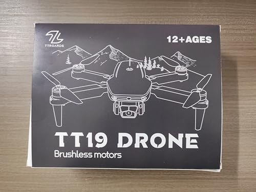 TTROARDS TT19 Drone with 4K Camera for Adults, Drones with 270° Obstacle Avoidance Function, Brushless Motor, Level 3 Wind Resistance, Foldable Quadcopter Mini Drone for Beginners, Green