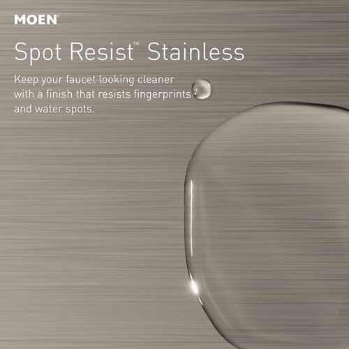 Moen Conneaut One Handle Pulldown Kitchen Sink Faucet with Reflex Docking and Power Clean, Spot Resist Stainless, 87801SRS