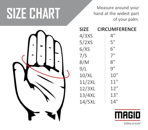 Magid CutMaster 93BKV Kevlar/Cotton Glove, Size 8 (One Dozen)