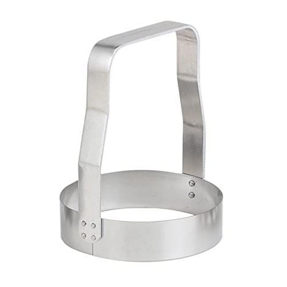 Kwik-kut Kwik Kut Plain Edge Manual Food Chopper, Stainless Steel Blade, 2.875-Inch Diameter x 3-Inches Tall, Made in The USA, A, Silver