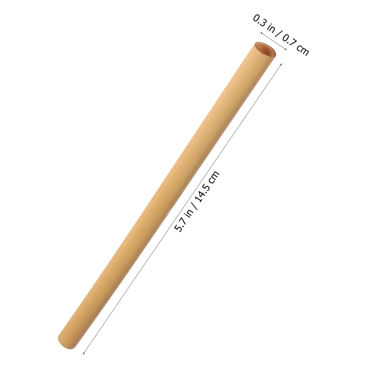 Mipcase Natural Reed Bee Tubes 200 Pack Mason Bee House Tubes Replacement Nest Liners for Pollination Breeding and Beekeeping Supplies 5.90In Length