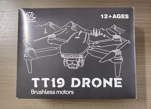 TTROARDS TT19 Drone with 4K Camera for Adults, Drones with 270° Obstacle Avoidance Function, Brushless Motor, Level 3 Wind Resistance, Foldable Quadcopter Mini Drone for Beginners, Green