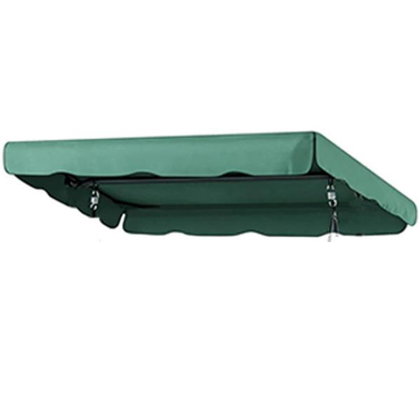 Swing Canopy Replacement, Replacement Canopy for 2 3 Seater Swing, Waterproof UV-Resistant Fabric, for Garden, Patio, Backyard(Green,75x47x7inch/191x120x18cm)
