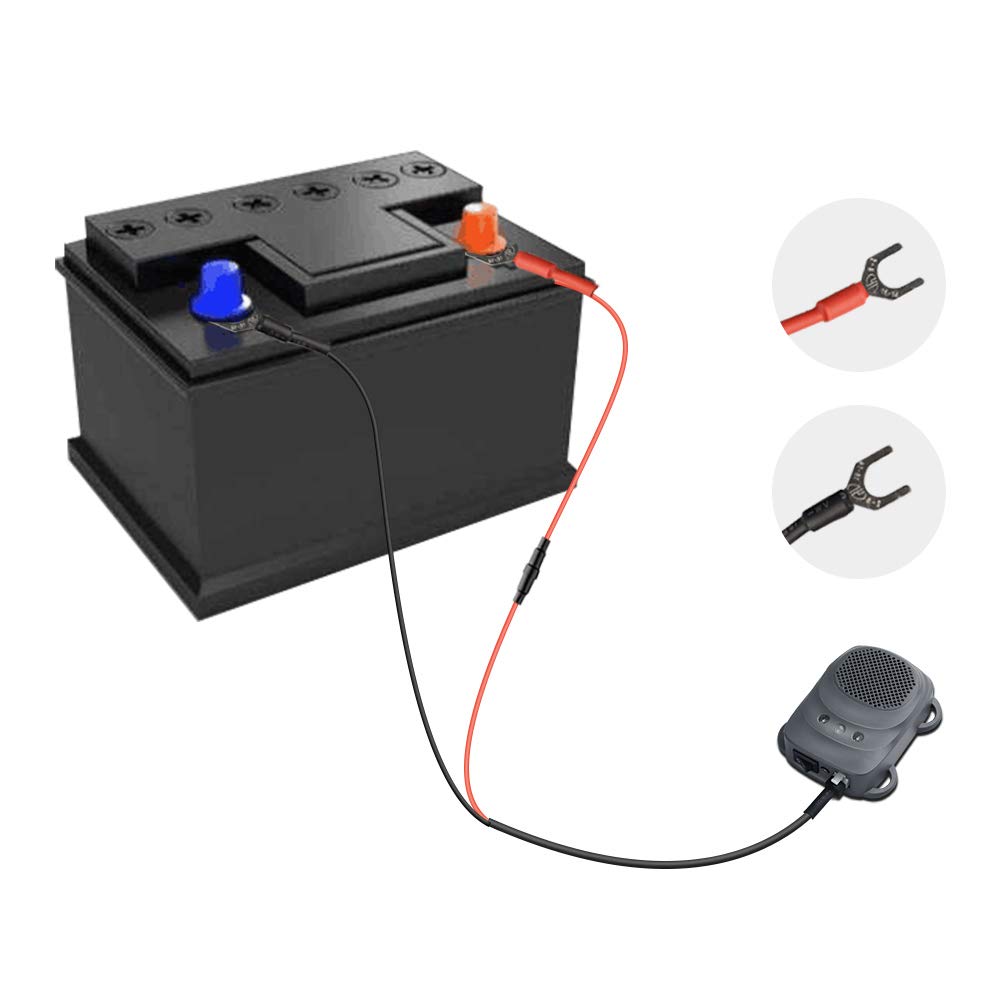 Angveirt Under Hood Rodent Repeller Ultrasonic Rodent Repellent for Car Engine Rat Deterrent Keep Mice Out of Vehicle 24V 12V Mouse Repeller Wires RV Protection 2 Pack