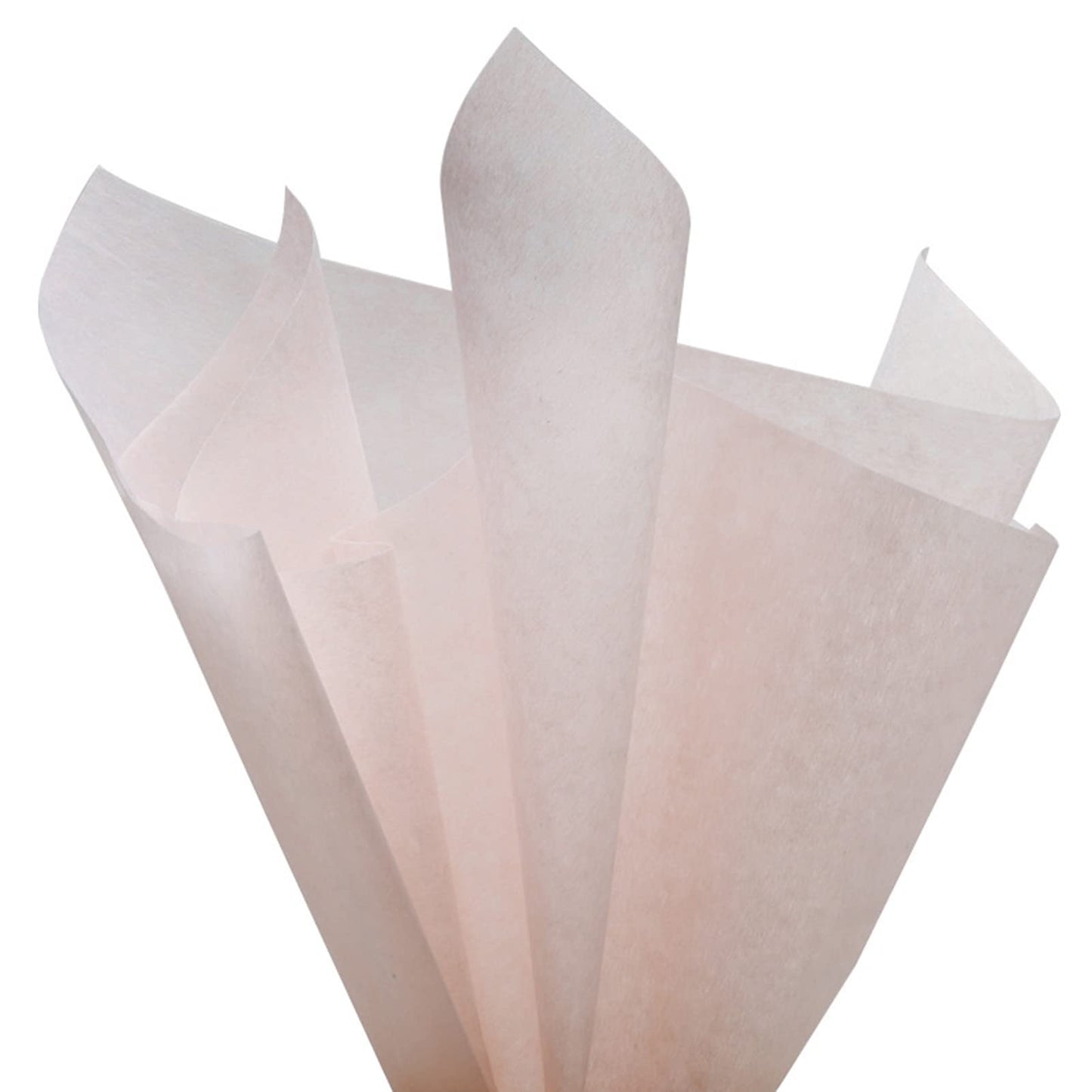 Korean Cotton Wrapping Flower Paper Non-Woven Floral Wrapping Paper 10 Sheets Florist Supplies Waterproof Flower Bouquet Wrapping Paper Floral Supplies for Fresh Flowers, 23.6x23.6 Inch (Water Pink)