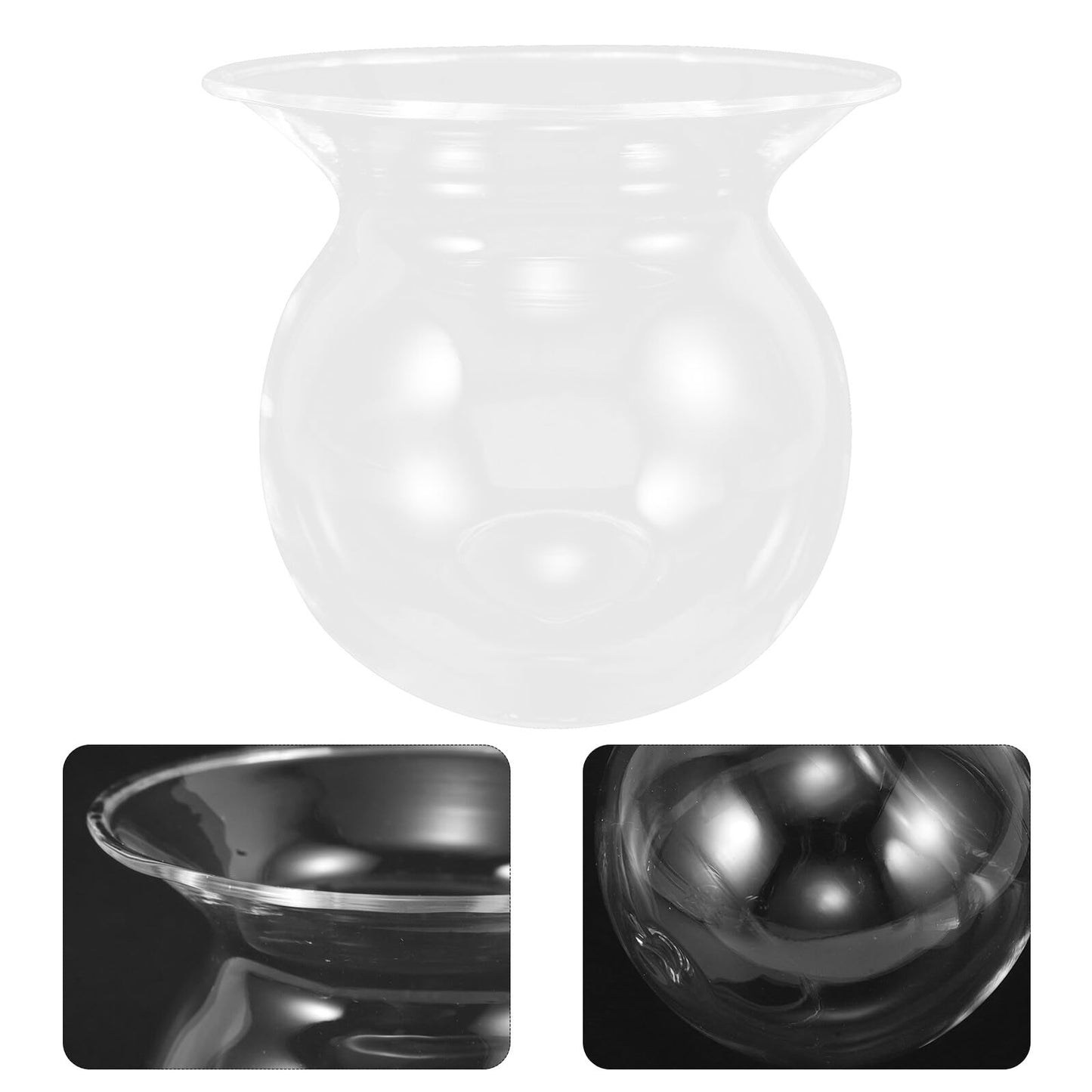 Alipis 4pcs Glass Propagation Vase Set for Hydroponic Plants Floral Terrariums Minimalist Glass Plant Vases for Home Décor and Table Centerpiece