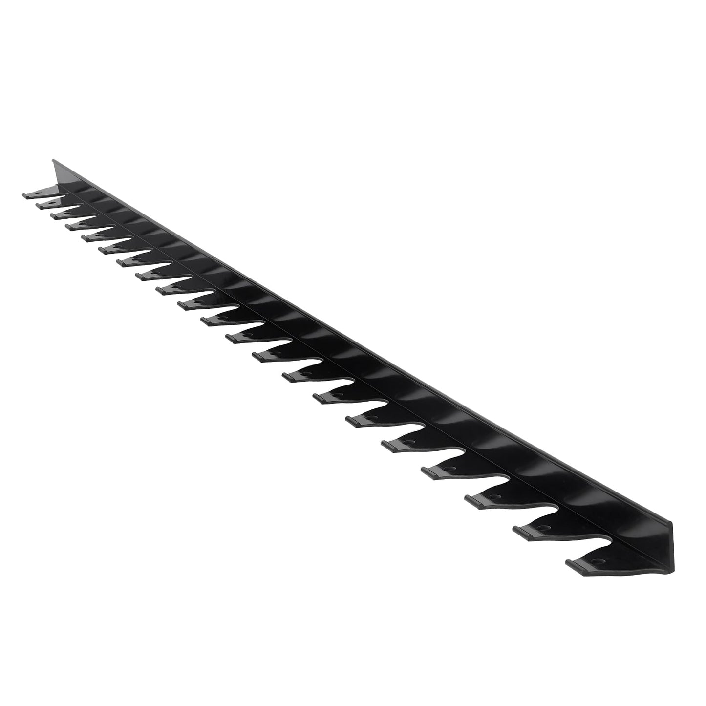 VEVOR Landscape Edging Border, 10Pcs 6 ft x 1.6 in Plastic Garden Edging with 60 Spikes, Sun-Resistant Flowerbed Borders, DIY Layout, No Dig Garden Edger Border Divider for Lawn Edgings for Yard
