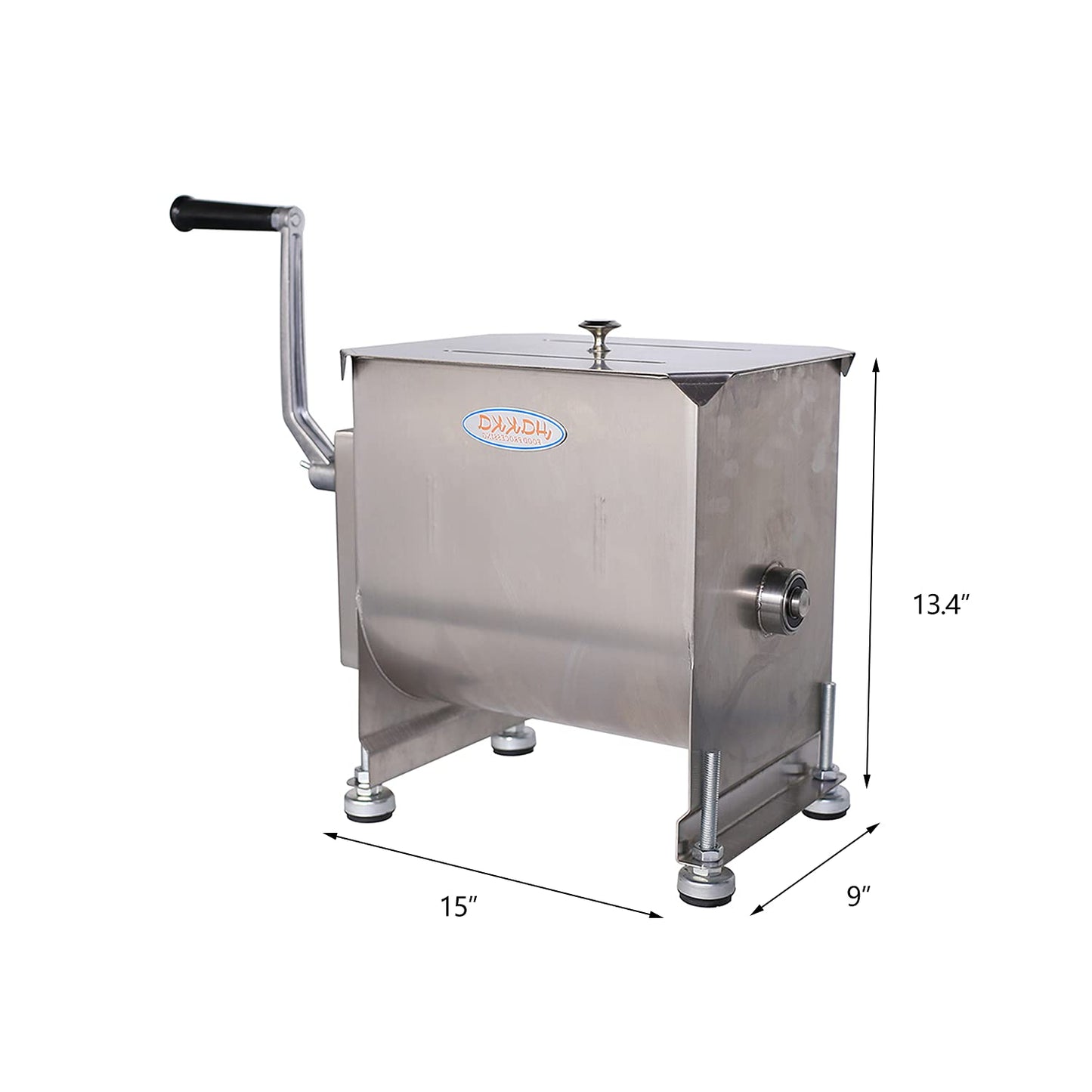 Hakka 15lb/7.5L Manual Fixed Tank Meat Mixer and11 Lb/5 L Sausage Stuffer