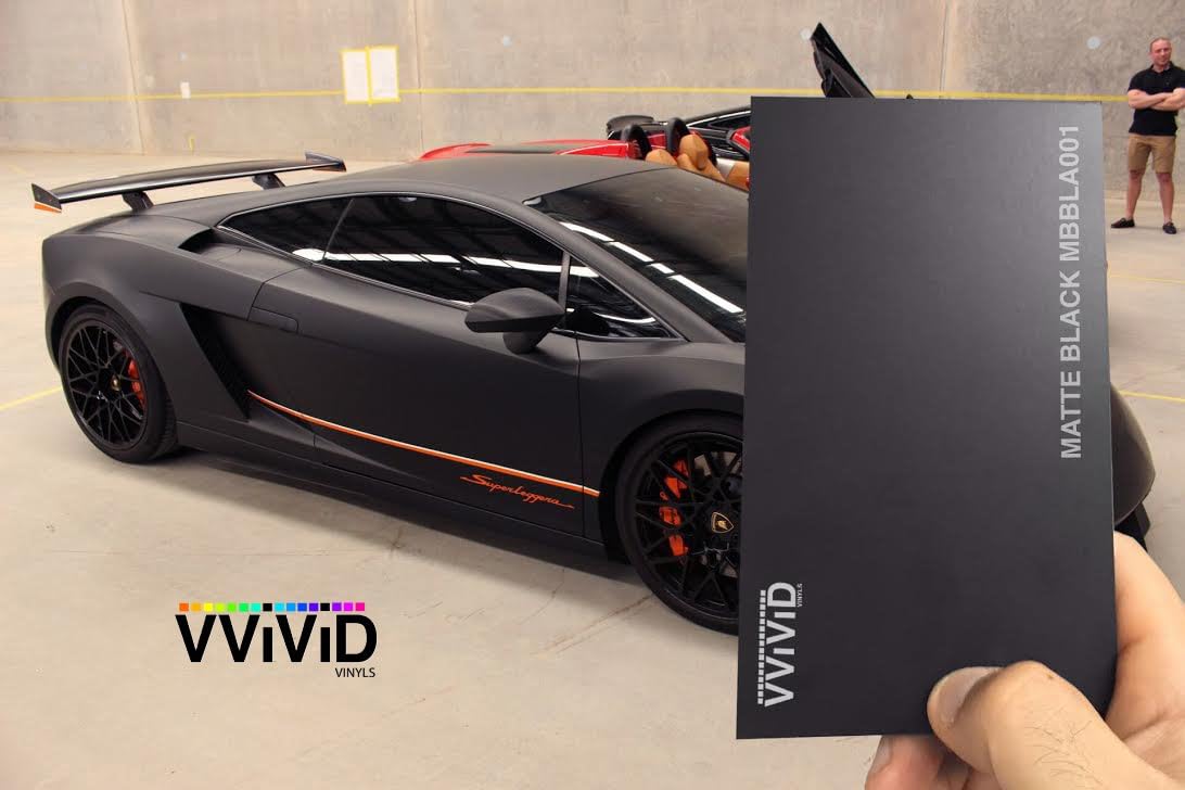 Matte Black Vinyl Wrap Roll with VViViD XPO Air Release Technology (50ft x 5ft Full Car Wrap Roll)