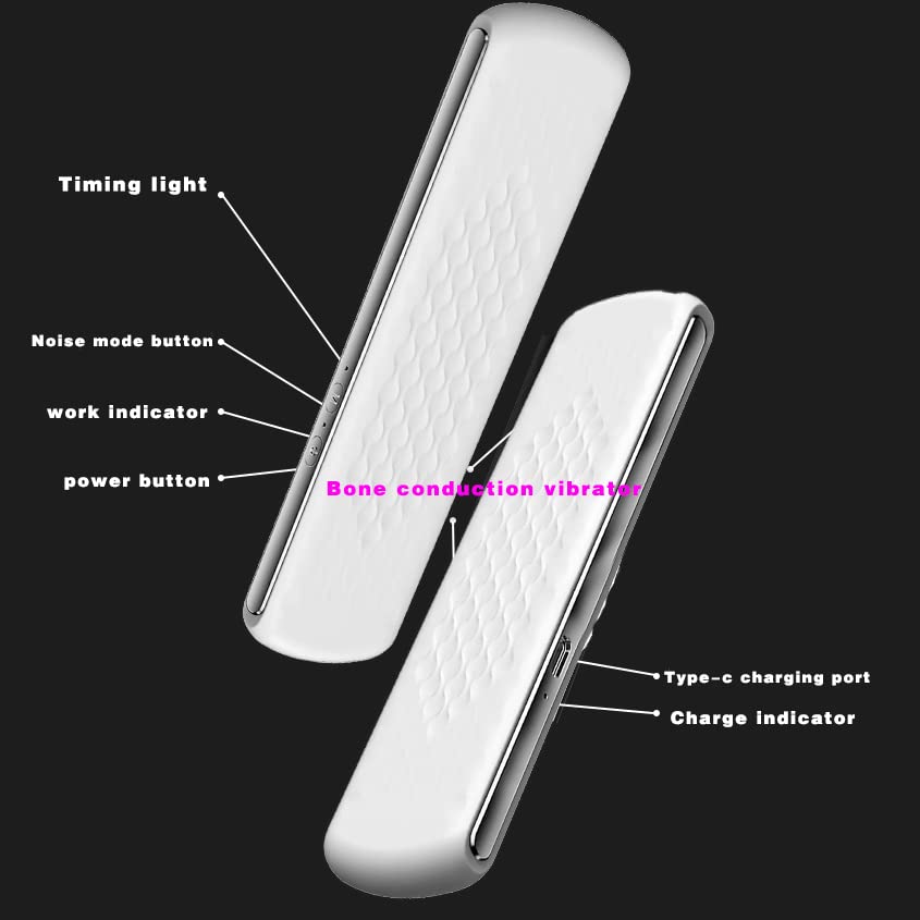 Pillow Speaker-Bone Conduction Wireless Bluetooth Sleep Aid,Bluetooth Wireless Sleep Aid Sound for White Noise Machine
