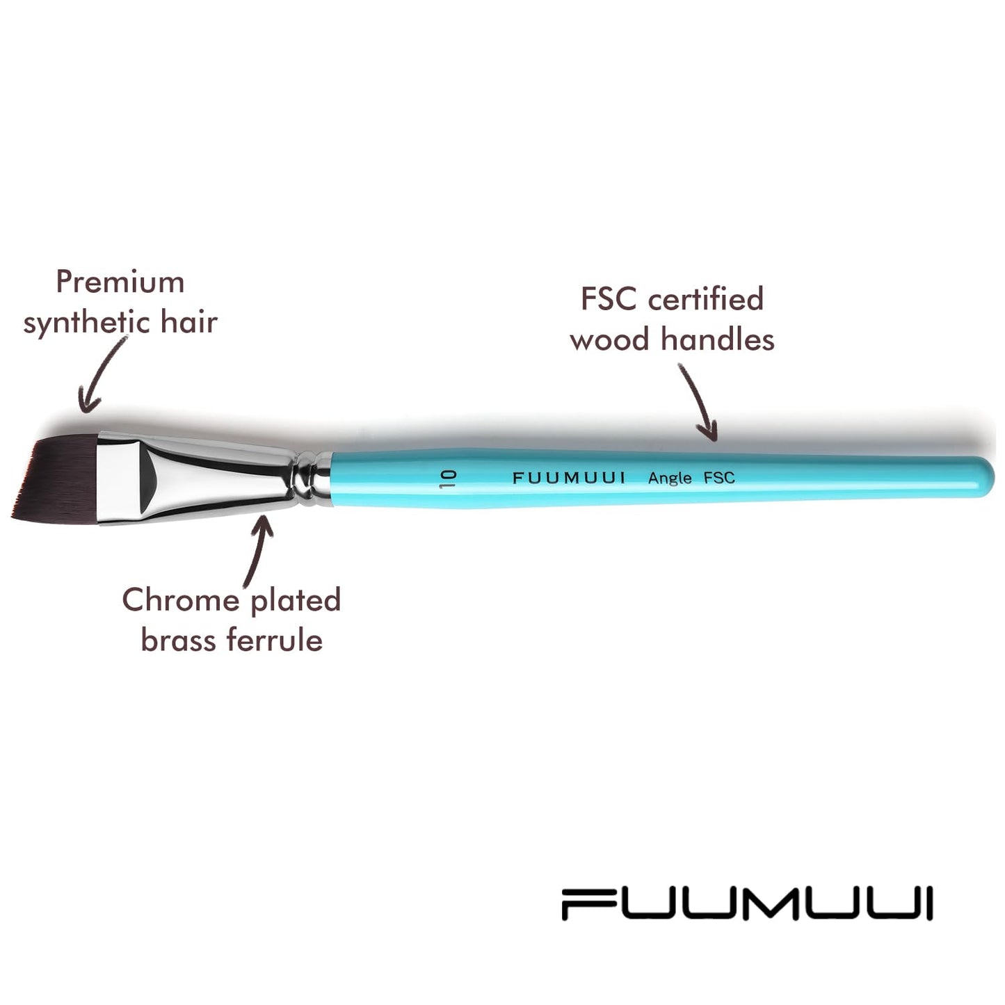 Face Paint Brush Set, Fuumuui 7Pcs Professional Artist Paint Brushes for Body Painting Art Halloween Cosplay Makeup Easter Acrylic Oil Gouache Watercolor for Beginners & Advanced Artists