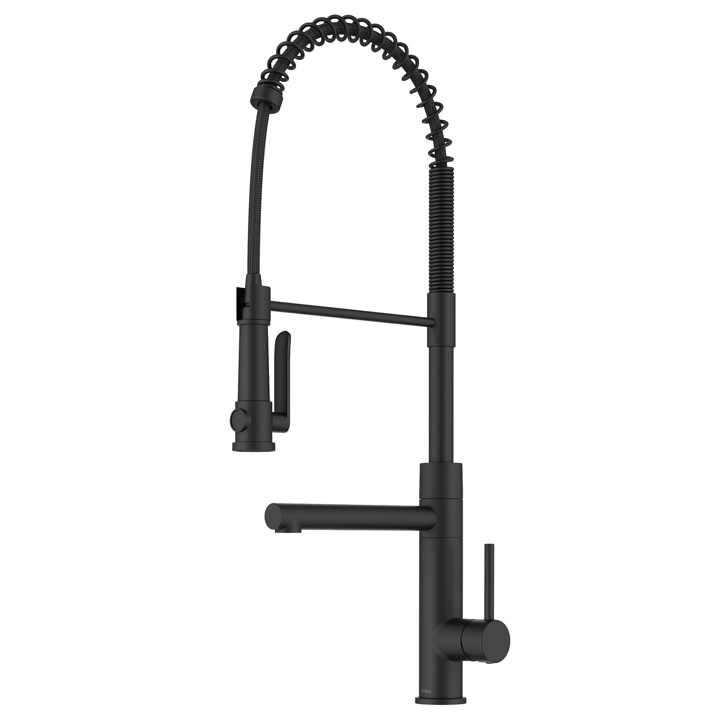 KRAUS Artec Pro Commercial Style 2-Function Single Handle Pull Down Kitchen Faucet with Pot Filler in Matte Black, KPF-1605MB