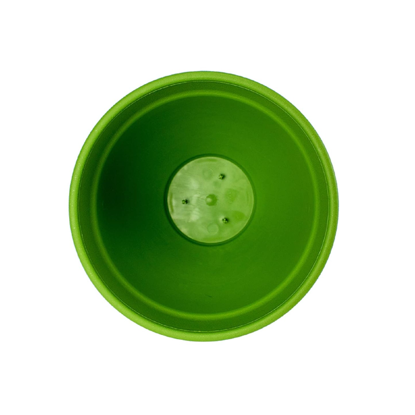 The HC Companies Rings Flower Planter - Self Watering Plant Pots for Herbs & More - Round Lightweight Outdoor & Indoor Planter (8” Green, Pack of 1)