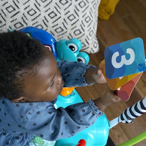 Baby Einstein Ocean Explorers Curiosity Cove 2-in-1 Educational Activity Jumper and Floor Toy, Max weight 25 lbs., Ages 6 Months+, Unisex