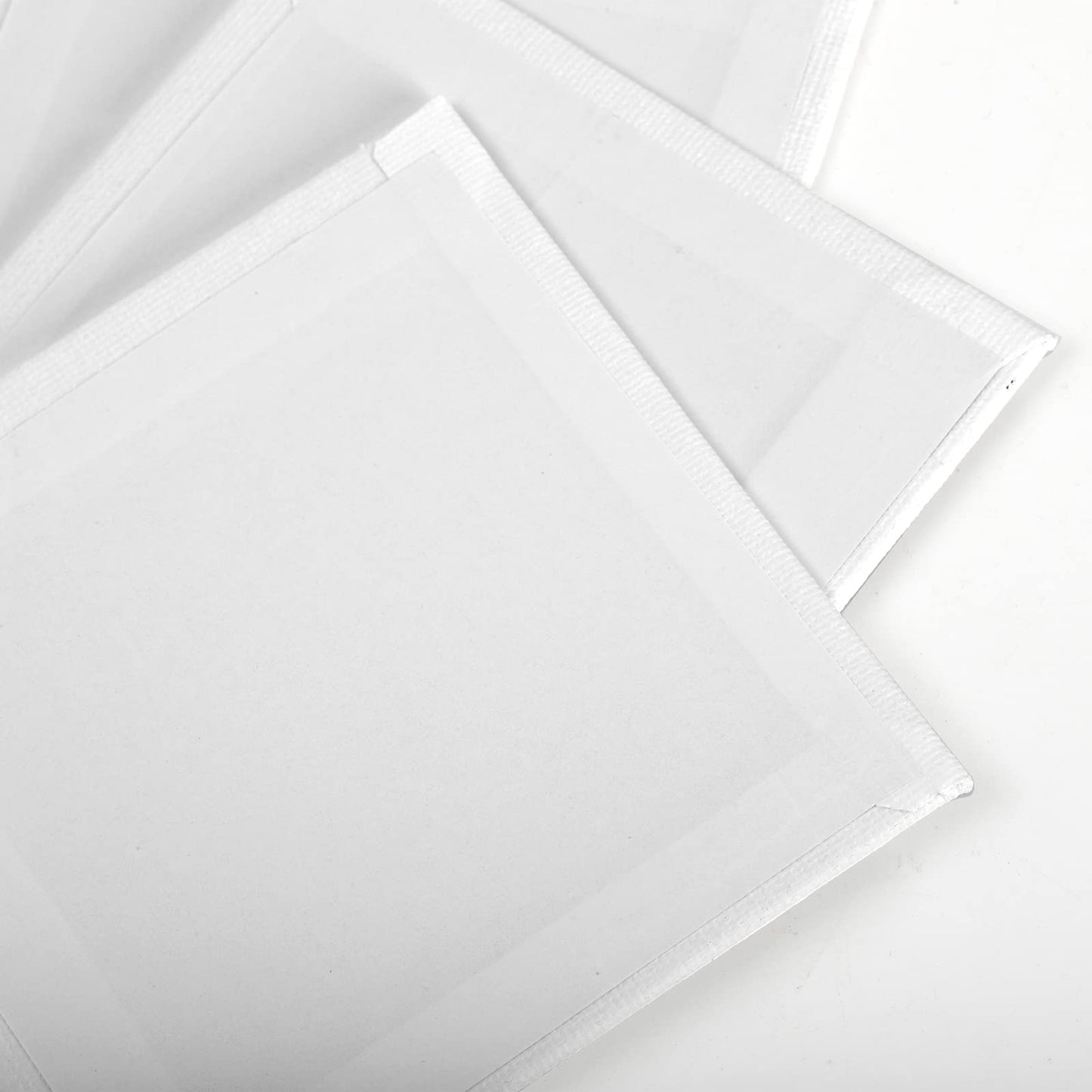 Tosnail 36 Packs 4" x 4" Artist Painting Canvas Panels, White Blank Stretched Canvas, Canvas Board, Small Paint Canvases for Oil or Acrylic Painting Party