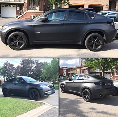 Matte Black Vinyl Wrap Roll with VViViD XPO Air Release Technology (50ft x 5ft Full Car Wrap Roll)