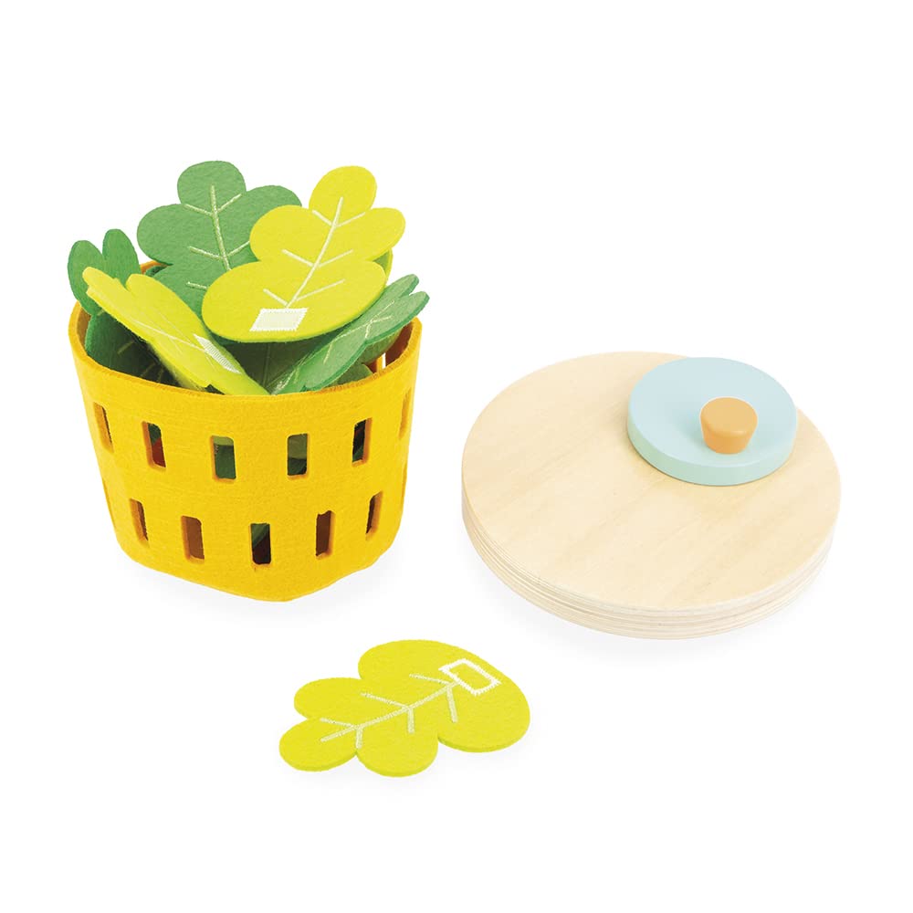 Janod - My Mixed Salad - 33 Piece Pretend Play Kitchen Set - 3 Years + J06595