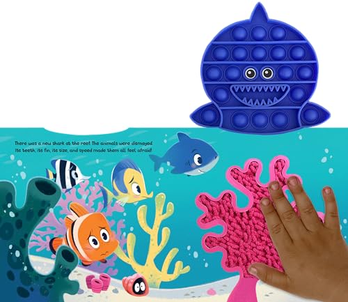 Fidgimals Little Shark Animal Baby Book | Educational Children's Books, Sensory Board Book with Pop It Fidget Toys, Perfect Sensory Toys for Toddlers ... Books with Sensory Fidget Popper Animals)